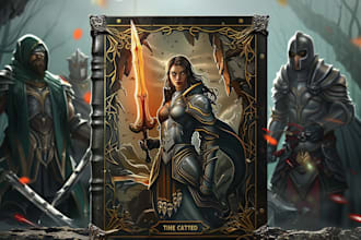 create an epic fantasy book cover design or ebook cover