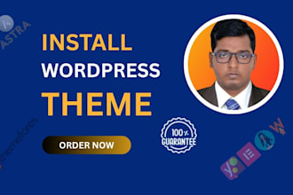 install wordpress theme, plugin, import demo, themeforest themes customization
