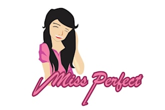 design unique attract mascot beauty products logo