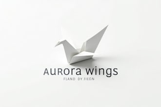 design eye catchy 3d clean origami bird logo with unlimited revision in 15 hours