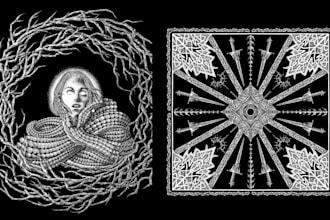 draw dark artworks with our special style