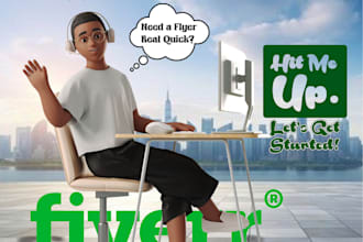 design stunning flyers, infographics, memes and digital art