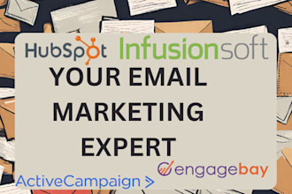 setup email marketing activecampaign hubspot keap infusionsoft engagebay