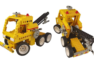 do lego technic model, 3d custom lego design, afol lego set, manual instruction