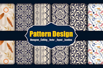 design vector seamless repeat patterns