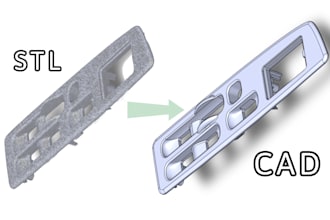convert 3d scanned files into cad files, stl to cad