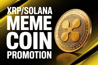solana meme coin promotion xrp token launch memecoin staking get whale investors
