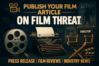 publish your film article or press release to top online movie magazines