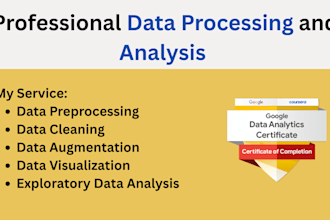 do data processing, analysis, and visualization in python