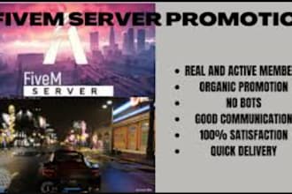 fivem server discord promotion and advertisement, fivem server promotion, dayz