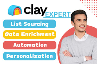 clay com data enrichment, lead sourcing, cold email personalization n automation