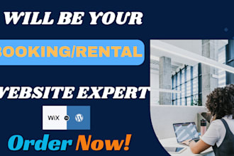 design redesign squarespace wix hotel car rentals property booking website