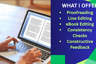 be your expert proofreader and ebook editor
