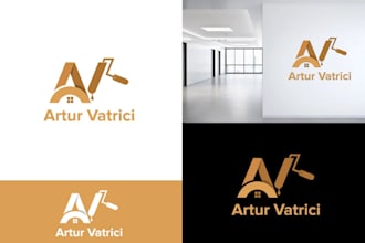 design timeless, monogram letter, company, and minimalist logo