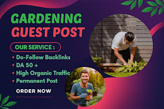 publish your article on a real gardening website