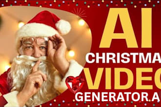 develop ai father christmas video generator app, ai santa video generator app