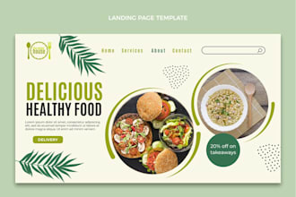 create restaurant website, food website, wordpress website