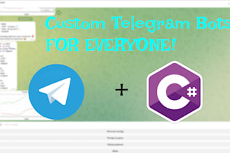 create a telegram bot in dotnet for your needs