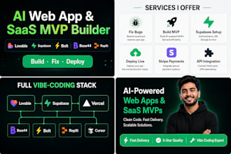 cook fix and deploy ai saas apps using lovable supabase base44 cursor and replit