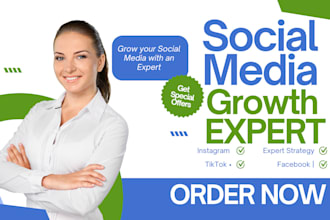 be your expert social media manager for instagram, tiktok, and facebook