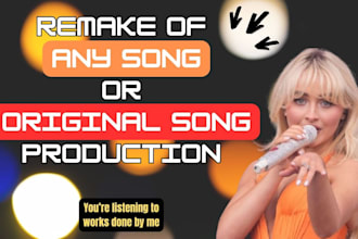 professionally remake or produce custom instrumental tracks