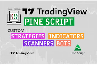 build custom  trading bots for  tradingview, mt4 mt5, binance, tradingview