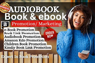 kindle book promotion, promote audiobook on amazon acx audible to boost exposure