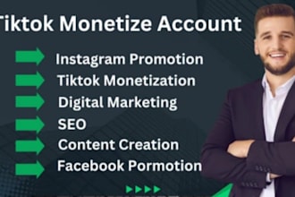 help you monetize your tiktok account with my proven methods professionally