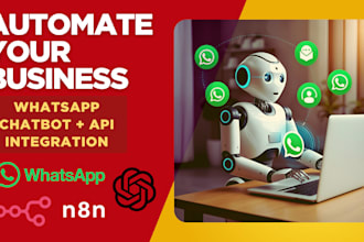 create whatsapp chatbot and integrate whatsapp business api