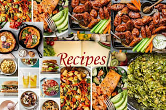 design and format cookbooks and recipes book