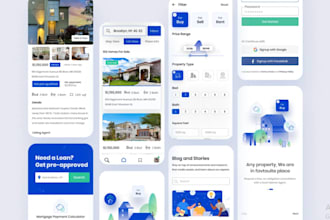 develop marketplace real estate app, real estate web, property listing app