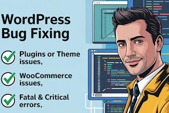 fix complex wordpress issues, fix wordpress errors, wordpress bug fix