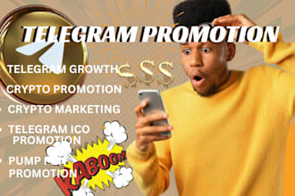 do promote your telegram channel, grow crypto marketing, telegram growth