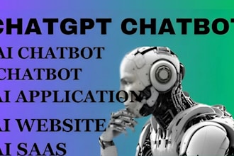 develop ai chatgpt mobile app or website ai saas app ai chartgpt ai software