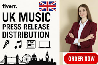 distribute and submit your music press release to premium UK and global sites