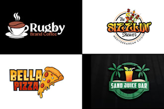 design coffee shop, bar or restaurant logo