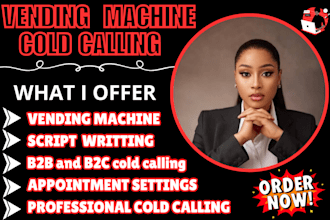 do cold calling for atm or vending machine placement locations lead generation