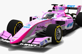 f1, f2 sculpt for print,3dsport vehicle,glb car model,realistic car for game,st