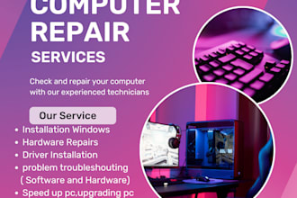 provide remote technical support for your PC, software, or network issues