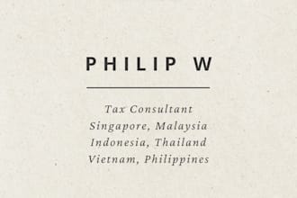 cover all tax aspects of your business for singapore