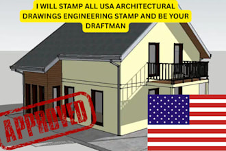 stamp, all USA architectural drawings, structural engineer drawing, pe stamp