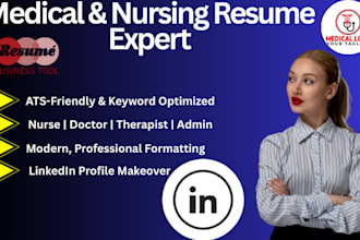 write your medical nursing  healthcare resume cover letter linkedin profile