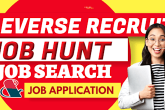 reverse recruit, search and apply jobs, tailor job search and job application CV