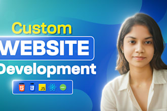 do website development as full stack web developer, frontend, backend developer