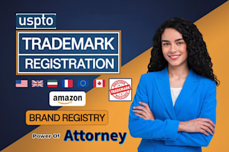 trademark registration, trademark search, protect brand USA UK eu canada amazon