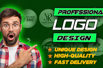 design a trendy and well researched logo for your brand