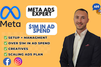 set up facebook and instagram ads campaign for your business