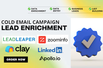 do data enrichment with clay com linkedin data email list b2b lead generation