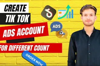 create tik tok ads account tiktok business manager for different country