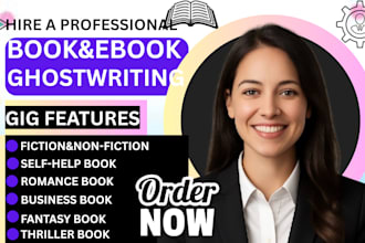 ebook ghostwriter, KDP book writer, nonfiction ebook writer, ghost book writing